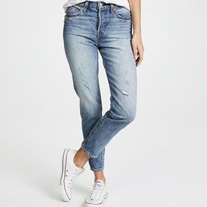 Levi's Wedgie Fit Jeans with White Oak Cone Denim